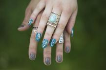 Mexicana Photoshoot wedding nails by Beauty Hobo - Credit Bigphatphotos